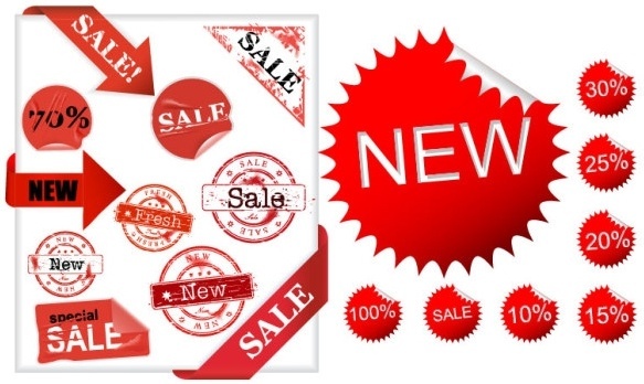 583x348 Sale Stamp Free Vector Download