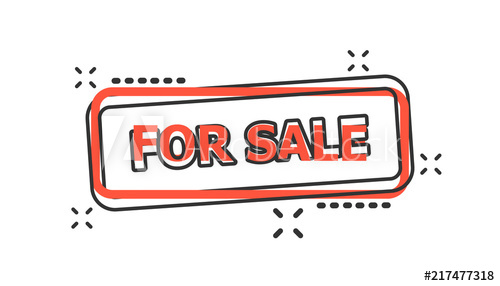 500x286 Vector Cartoon For Sale Seal Stamp Icon In Comic Style For Sale