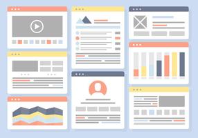 286x200 Website Template Free Vector Art