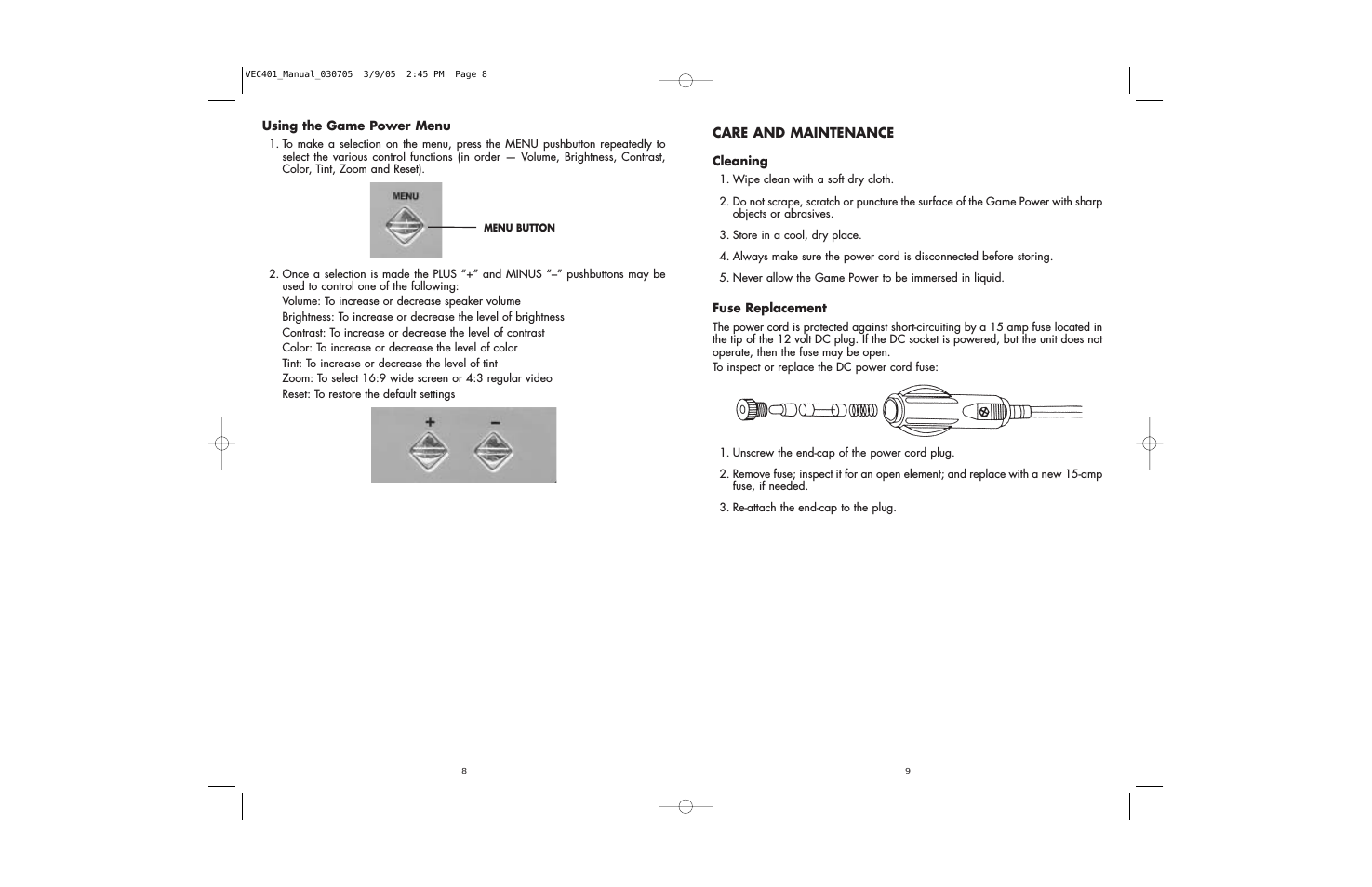 1475x954 Vector Imobile User Manual