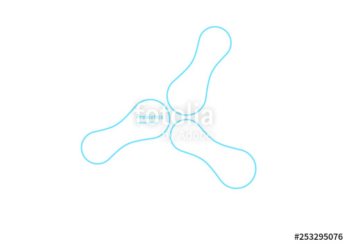 500x352 Biotechnology Symbol Molecule Vector Logo Template Abstract