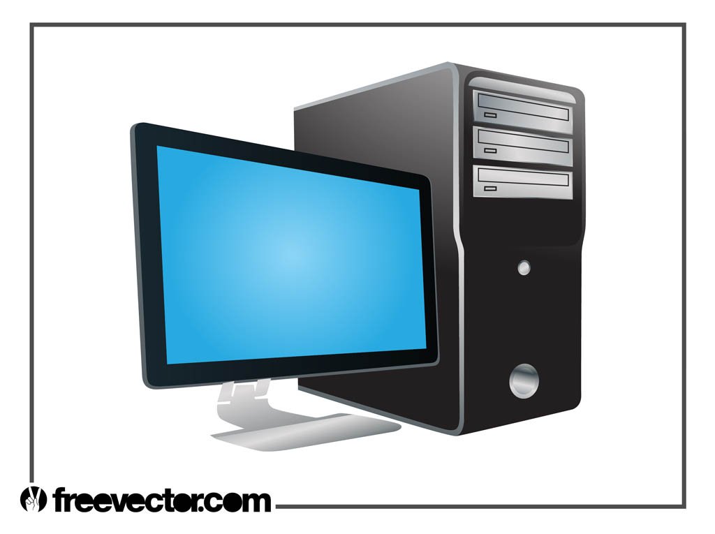 Desktop Computer Graphics Vector Art Graphics 1024x765 Desktop Computer Graphics Vector Art Graphics