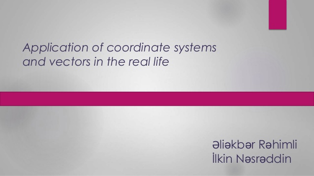 Application Of Coordinate System And Vectors In The Real Life 638x359 Application Of Coordinate System And Vectors In The Real Life