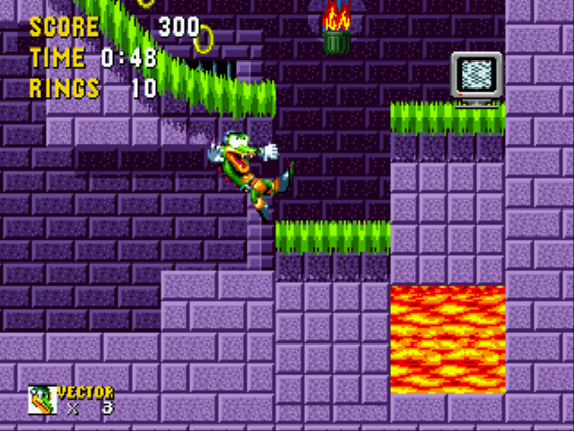 640x480 Play Vector The Crocodile In Sonic The Hedgehog Online Gen Rom