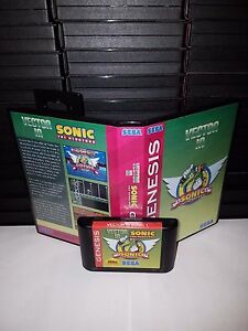Vector In Sonic The Hedgehog Game For Sega Genesis! Cart Box 225x300 Vector In Sonic The Hedgehog Game For Sega Genesis! Cart Box
