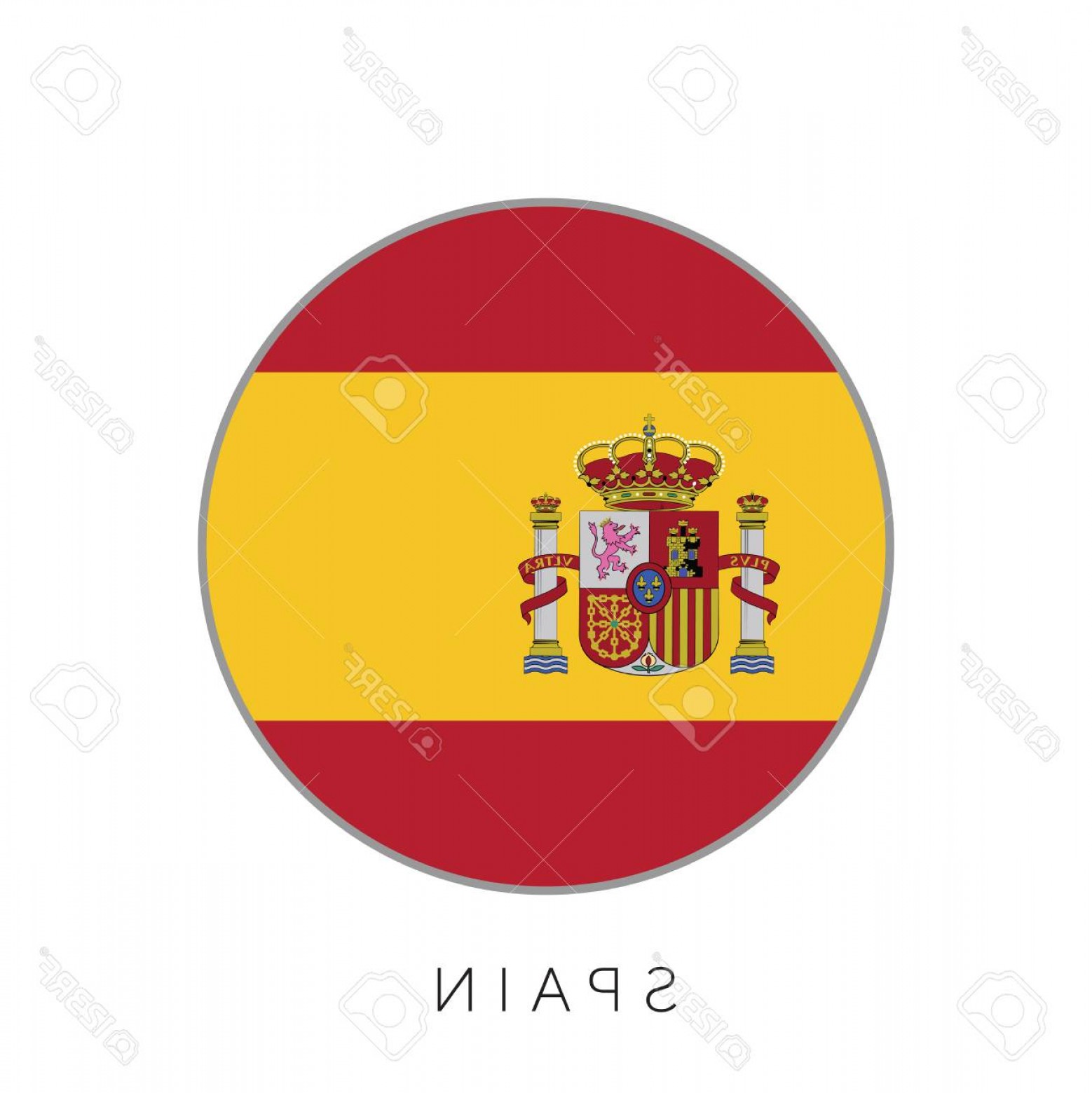 1558x1560 Spanish Flag Round Vector Sarahgardan