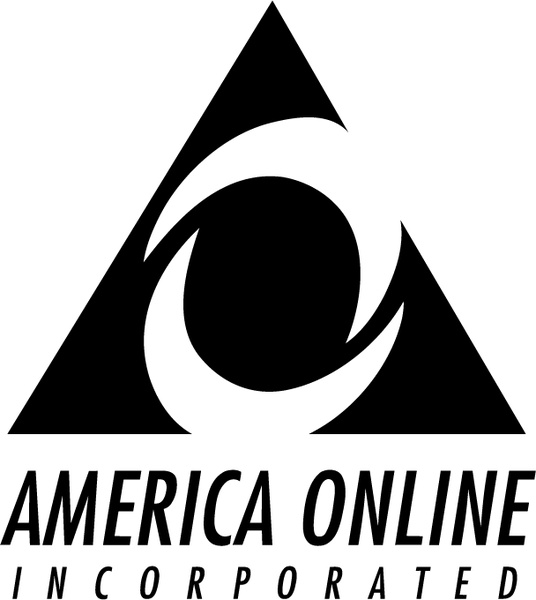 536x600 America Online Incorporated Free Vector In Encapsulated Postscript