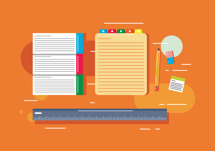 700x490 Free Index Card Vector