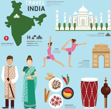 375x368 India Free Vector Download