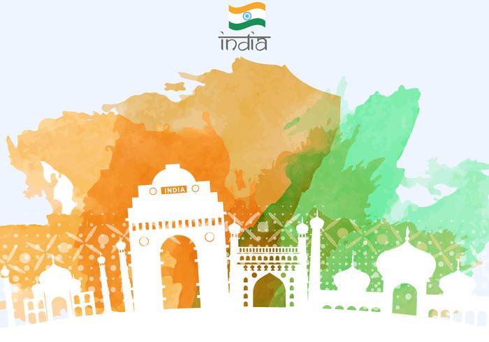 700x490 India Gate Free Vector Art