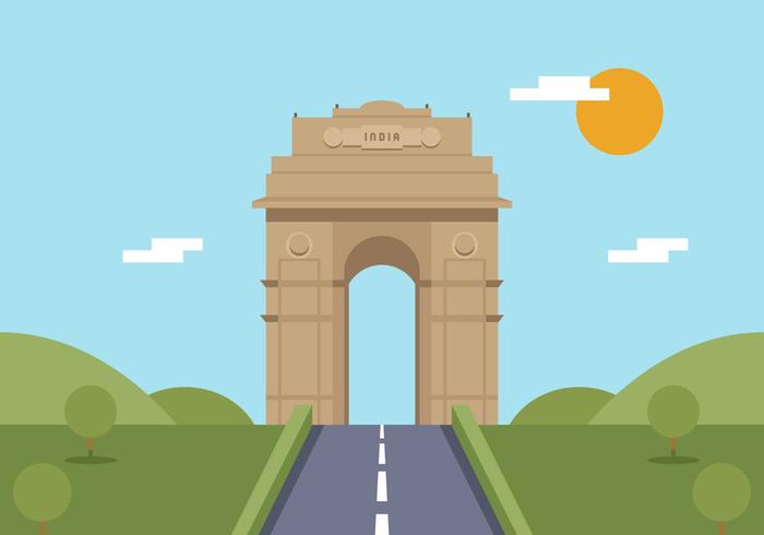 700x490 Vector India Gate