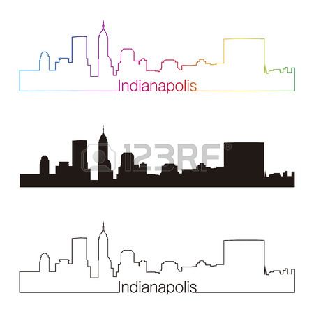 450x450 Stock Vector Work Build It Indianapolis Skyline, Skyline Art