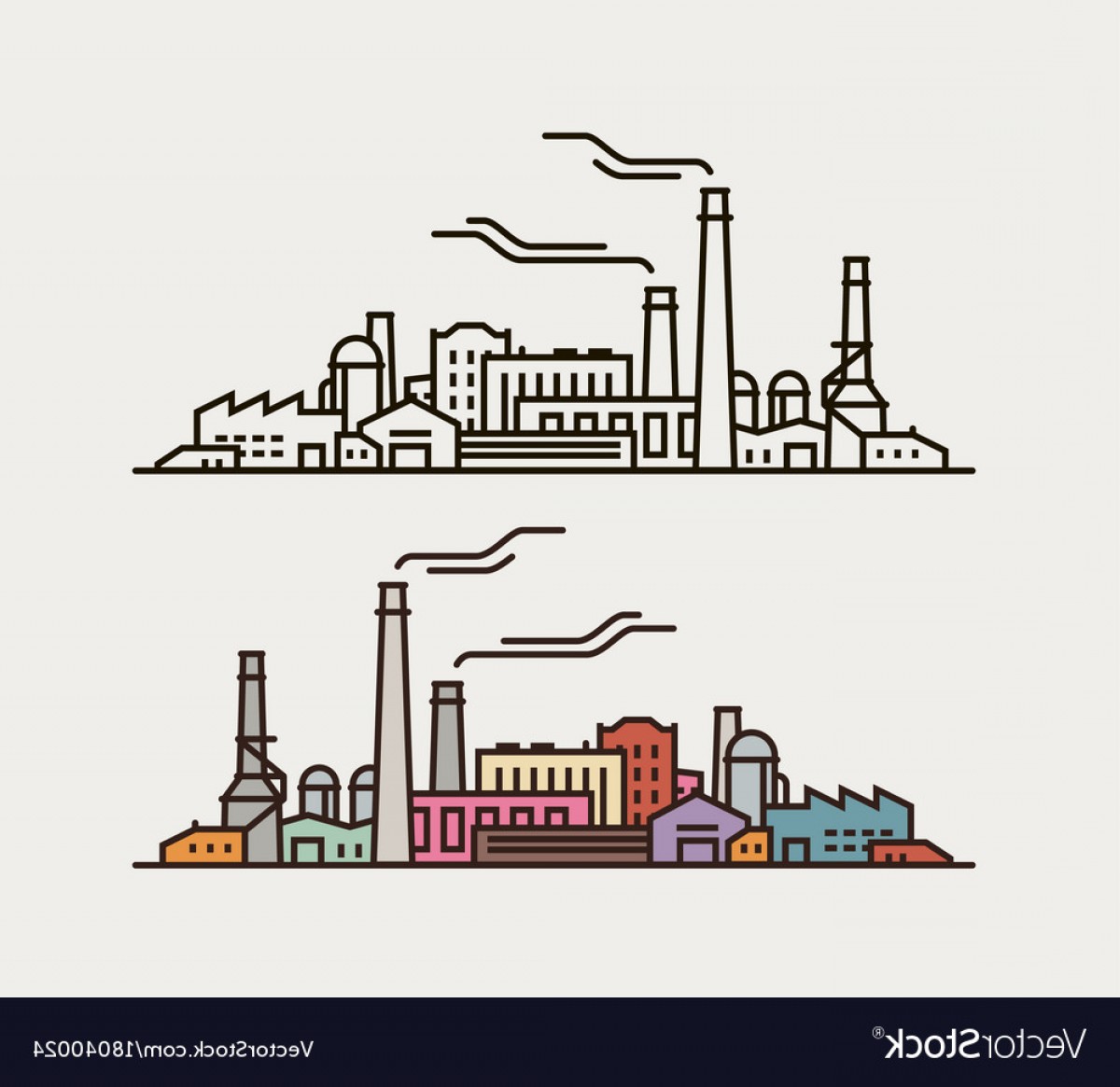 1200x1165 Industry Concept Industrial Enterprise Factory Vector Soidergi