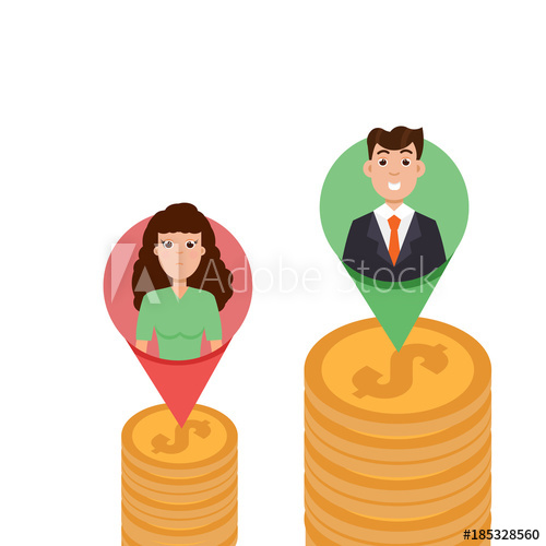 500x500 Gender Gap, Business Difference And Discrimination, Man Versus