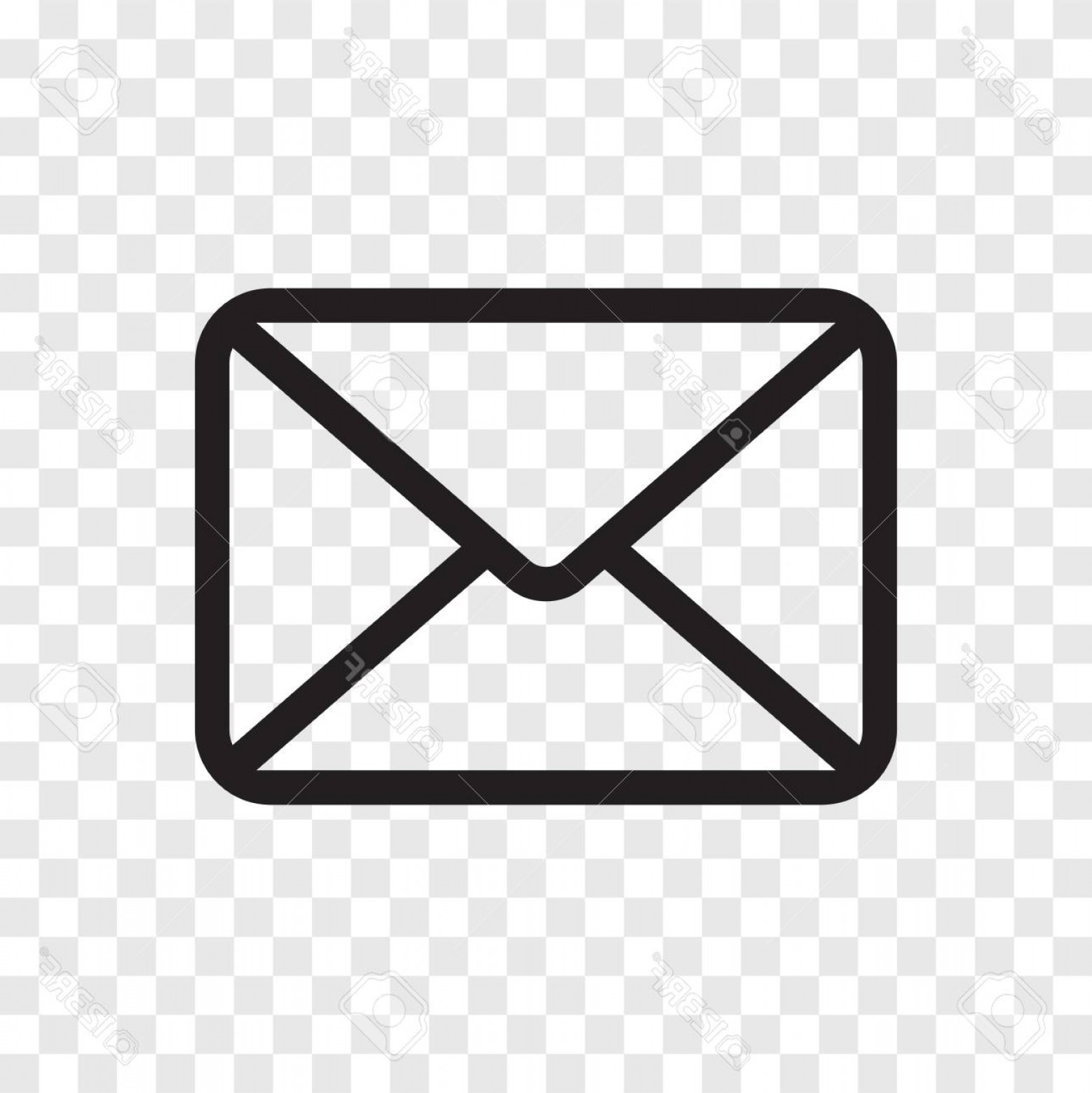 1558x1560 Vector Black Email Cqrecords