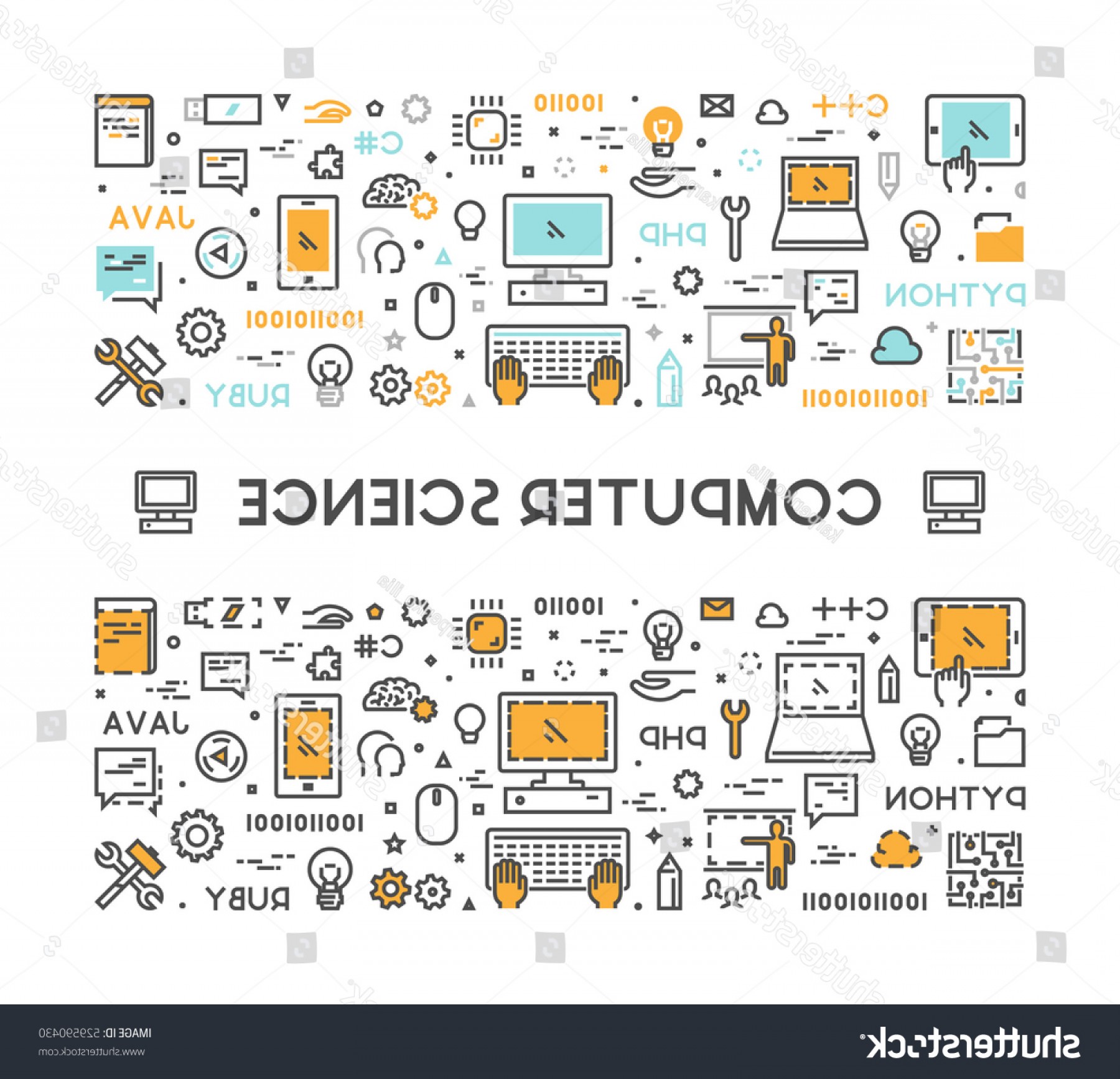 1800x1735 Vector Line Concept Computer Science Web Cqrecords