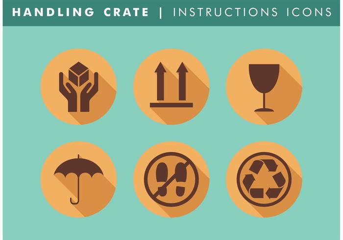 700x490 Handling Crate Instructions Icons Vector Free