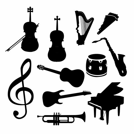 468x468 Vector Music Instruments Vectors Stock In Format For Free Download