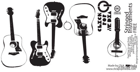 568x294 Colorful Stringed Instruments Free Vectors Ui Download