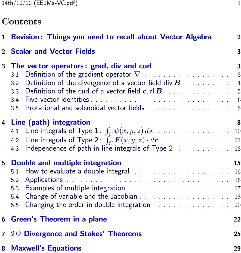 960x1008 Mathematics Vector Calculus