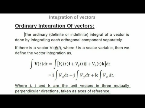 480x360 Vector Integration And Its Types Integration Of Vectors