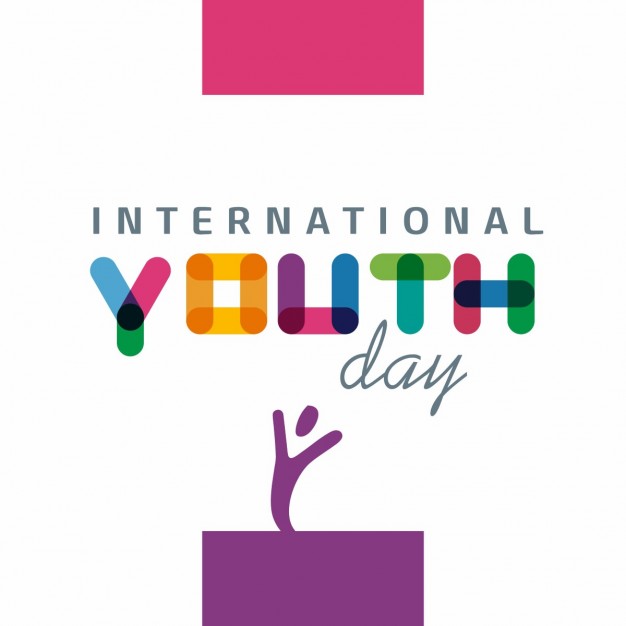 626x626 International Youth Day, Full Color Vector Free Download