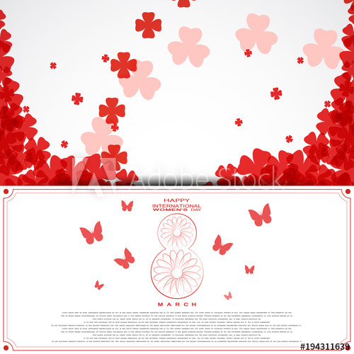 500x500 Vector International Women's Day Envelope On The White Background