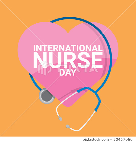 450x468 Vector International Nurse Day Vector Label