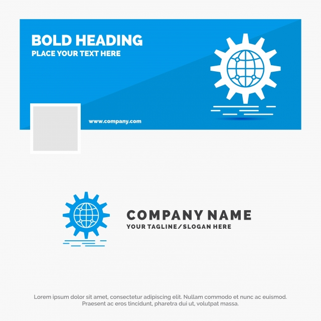 640x640 Blue Business Logo Template For International Business Globe
