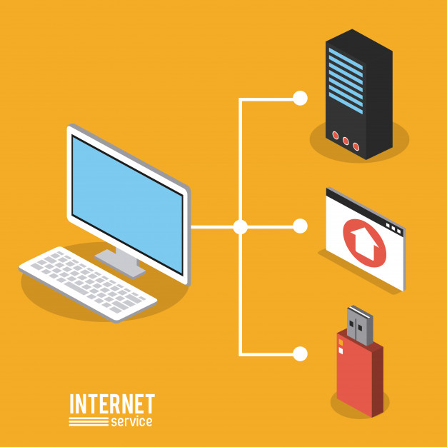 Internet Service Infographic Vector Premium Download 626x626 Internet Service Infographic Vector Premium Download