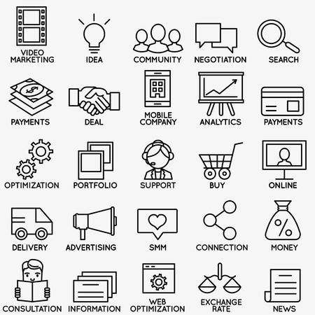 Set Of Seo And Internet Service Icons 450x450 Set Of Seo And Internet Service Icons