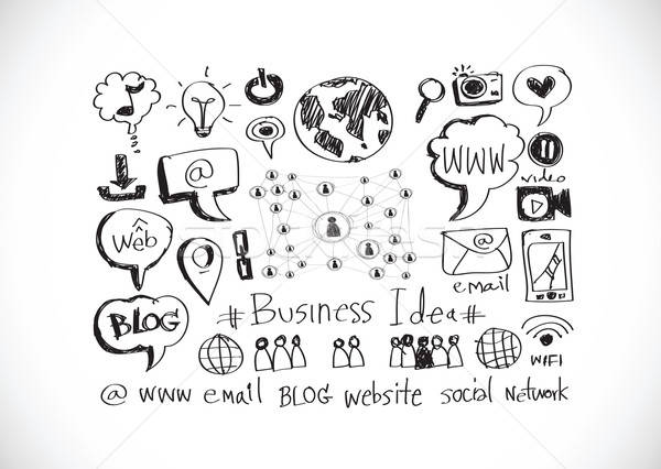 Symbols Of Internet Services Icons Vector Illustration 600x426 Symbols Of Internet Services Icons Vector Illustration