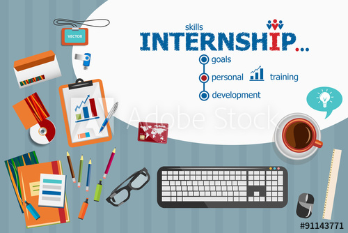 500x334 Internship Design And Flat Design Illustration Concepts