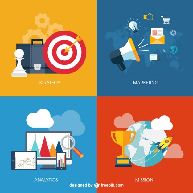 626x626 Business Infographic With Icons Vector Free Download