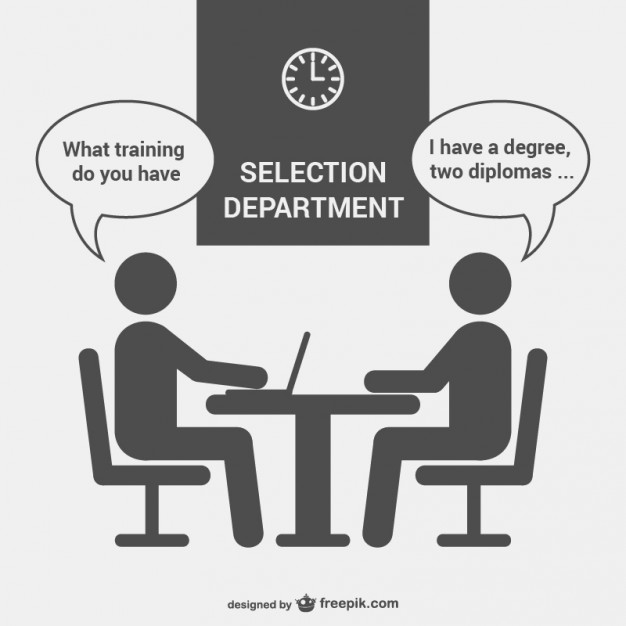 626x626 Selection Department Interview Vector Free Download