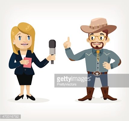 428x401 Vector Interview Flat Illustration Premium Clipart