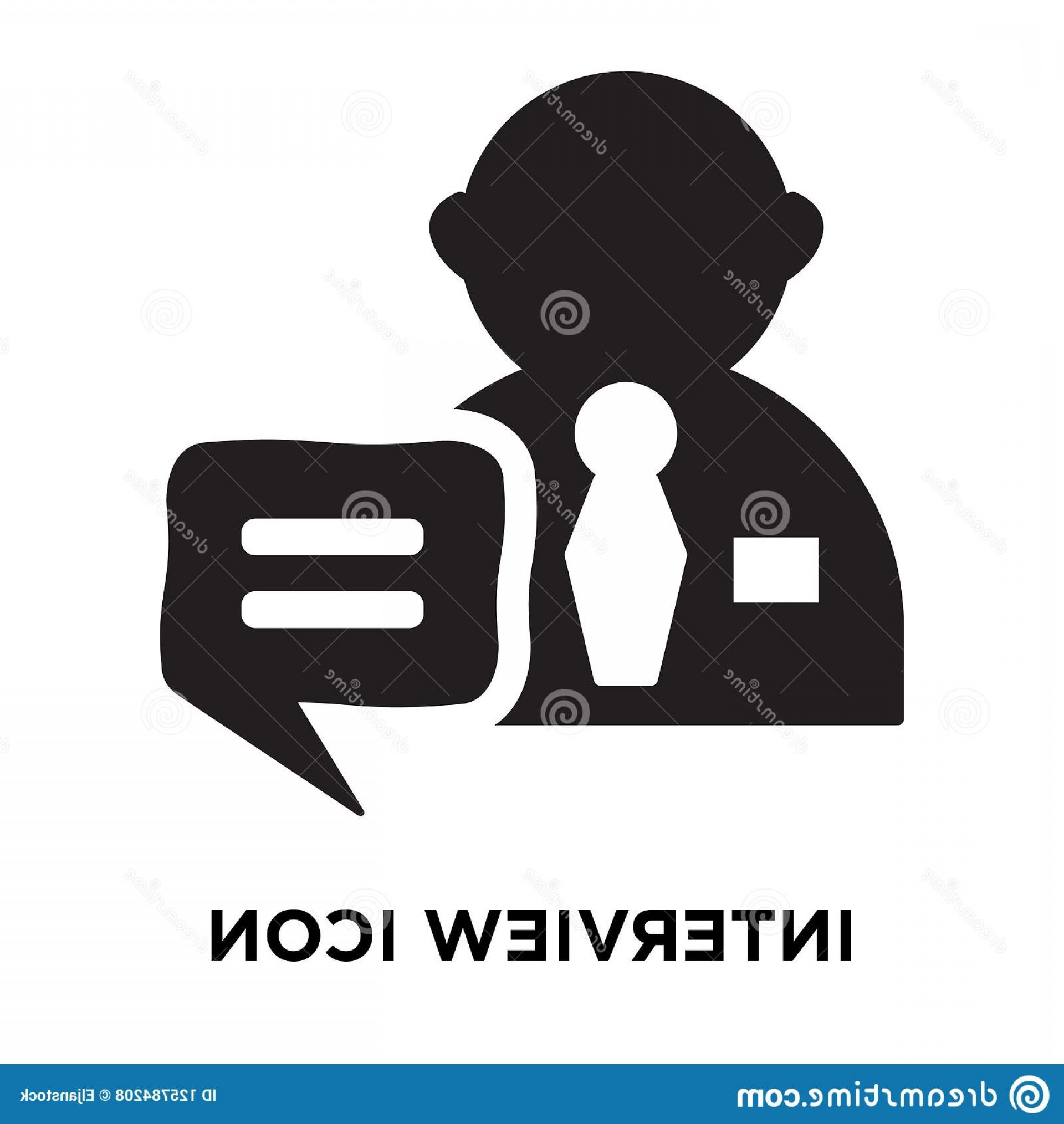 1920x2028 Interview Icon Vector Isolated White Background Logo Concept