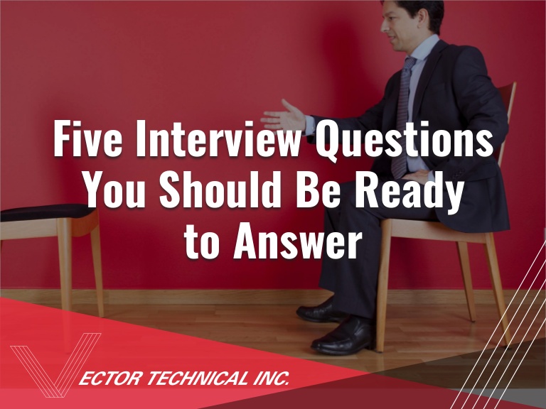 768x576 Five Interview Questions You Should Be Ready To Answer Vector