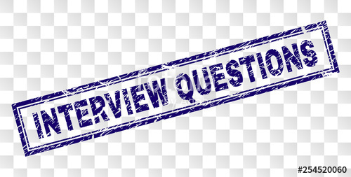500x253 Interview Questions Stamp Seal Print With Rubber Print Style