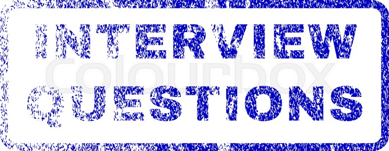800x310 Interview Questions Tag Rubber Seal Stock Vector Colourbox