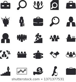 262x280 Solid Vector Icon Set