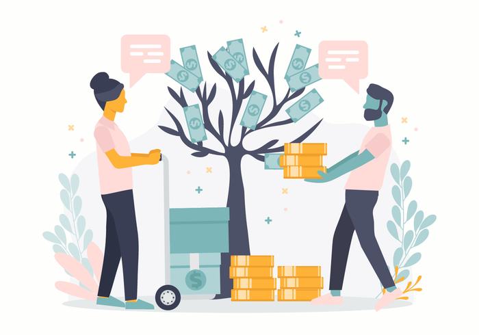 700x490 Vector Investments Concept Illustration