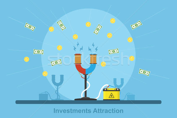 600x400 Investments Attraction Vector Illustration Dzianis Rakhuba