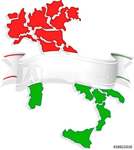 Regioni D'italia Con Banner Italy Map Vector 447x500 Regioni D'italia Con Banner Italy Map Vector