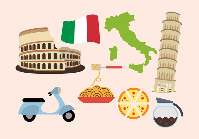 Flat Italia Vectors 700x490 Flat Italia Vectors
