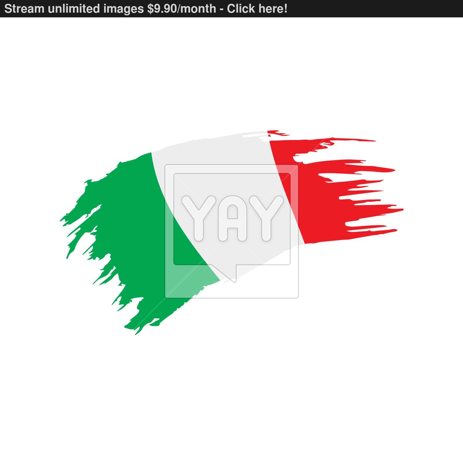 1600x1600 Italy Flag, Vector Illustration Vector