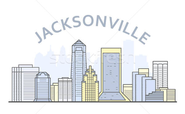 Jacksonville Cityscape, Florida 600x369 Jacksonville Cityscape, Florida