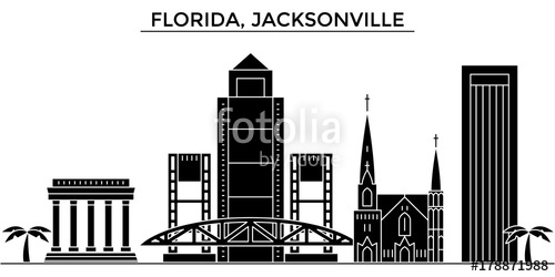 Usa, Florida, Jacksonville Architecture Skyline, Buildings 500x250 Usa, Florida, Jacksonville Architecture Skyline, Buildings