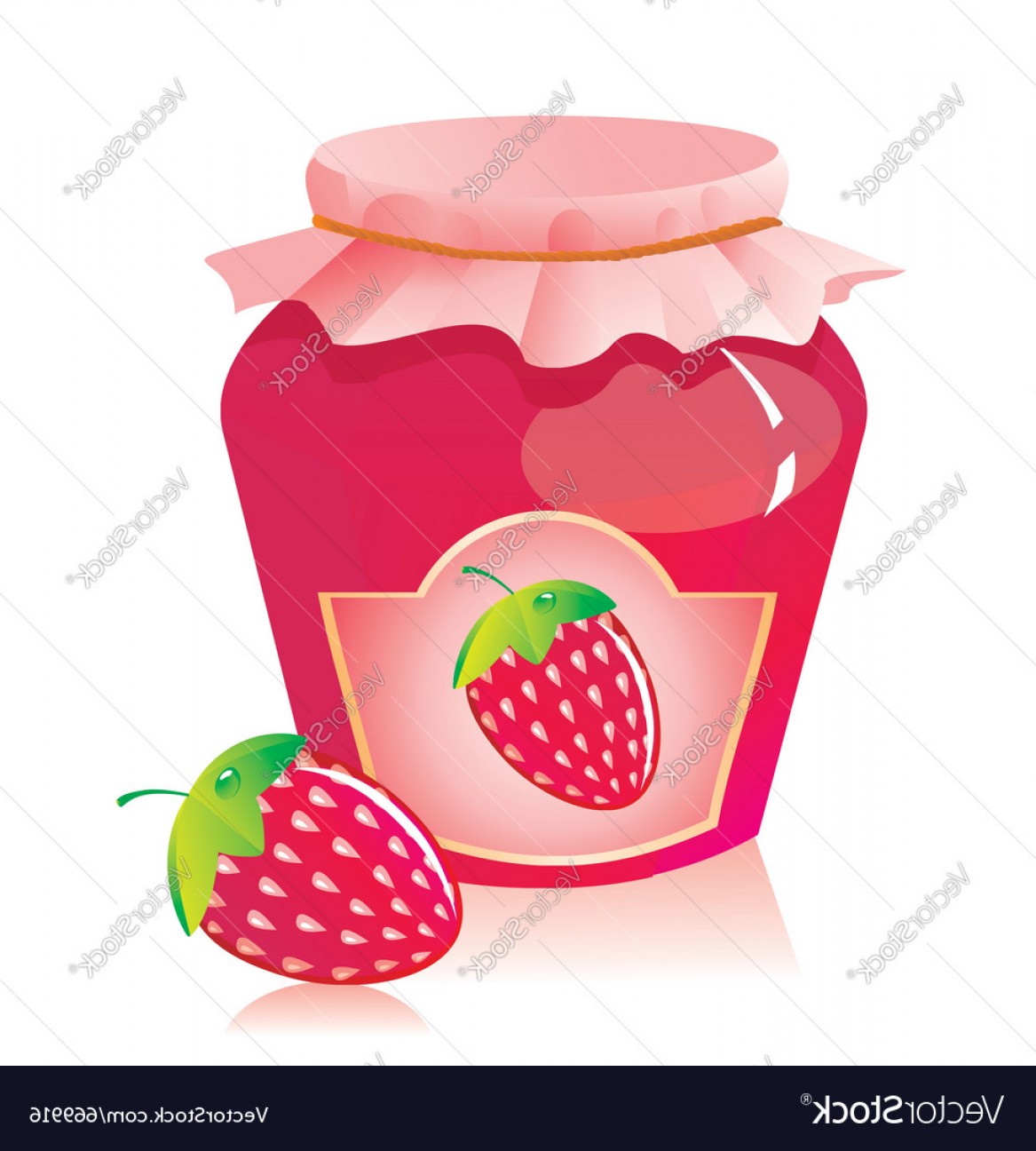 1167x1296 Jar Of Strawberry Jam Vector Soidergi