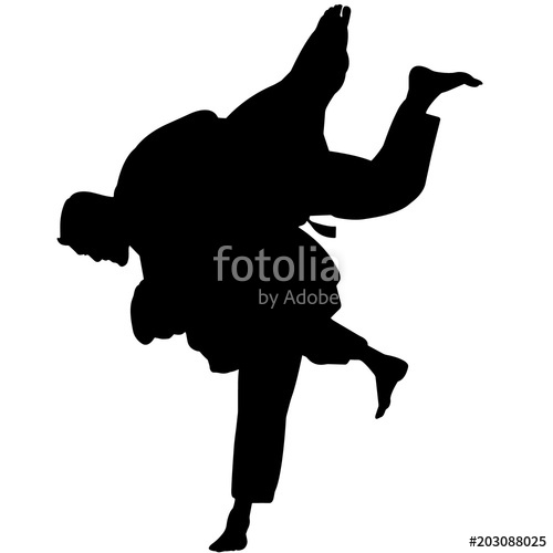 500x500 Brazilian Jiu Jitsu Silhouette, Brazilian Jiu Jitsu Clipart
